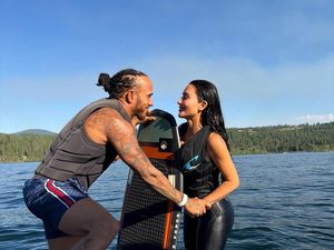 Hot Couple! Intip Kronologi Cinta Lewis Hamilton dan Kim Kardashian