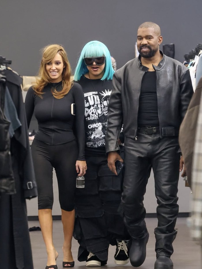 North West, Bianca Censori, Kanye West