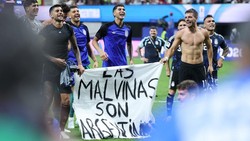 Scaloni Tak Tahu Apa-apa Soal Spanduk Malvinas