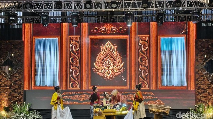 Penampilan drama kolosal Ciung Wanara oleh Lapas Perempuan Bandung
