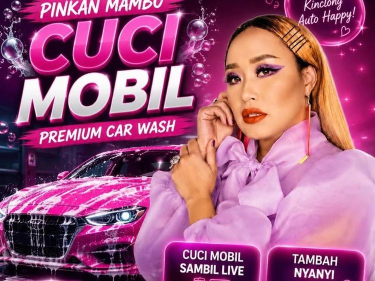 Gebrakan Baru Pinkan Mambo, Buka Usaha Cuci Mobil Premium