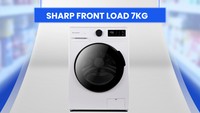 Mesin Cuci Sharp Front Load 7kg Diskon Gede di Transmart Full Day Sale