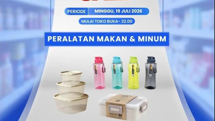 Transmart Full Day Sale peralatan makan