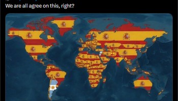 Saat ini dunia mendukung Spanyol supaya bisa mengalahkan Argentina. Foto: X.com