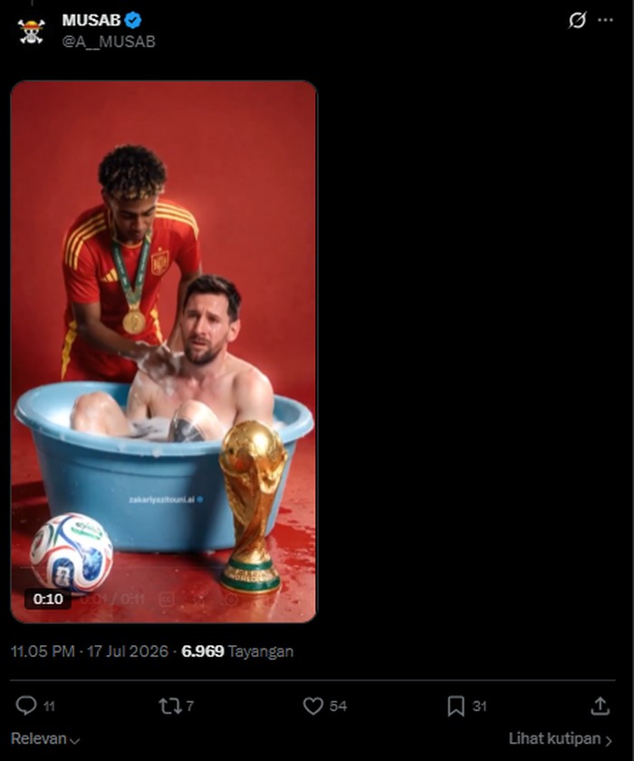15 Meme Jelang Final Piala Dunia 2026, Sindir Fans Ronaldo dan Madrid
