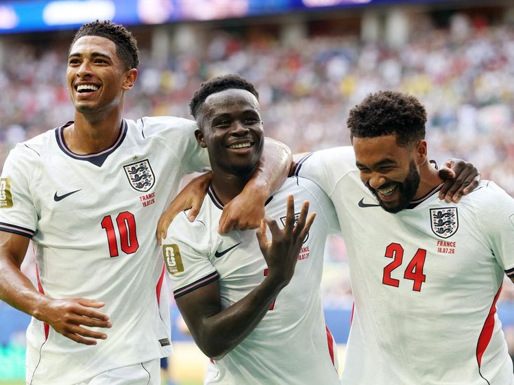 Hujan Gol! Inggris Hajar Prancis 6-4, Bukayo Saka Menggila di Piala Dunia 2026