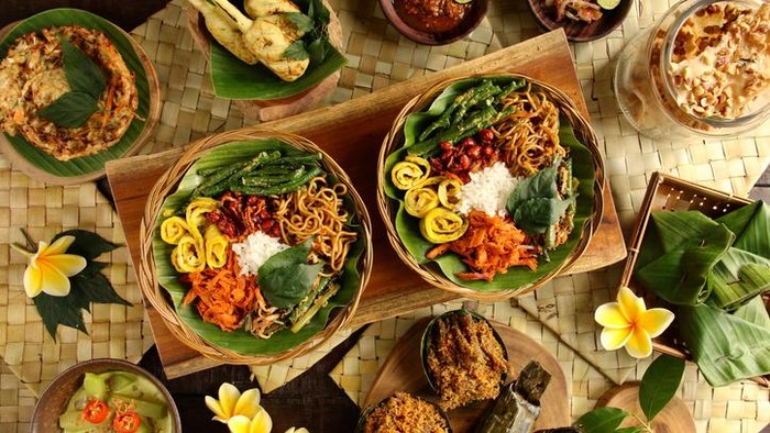 Ilustrasi makanan Indonesia