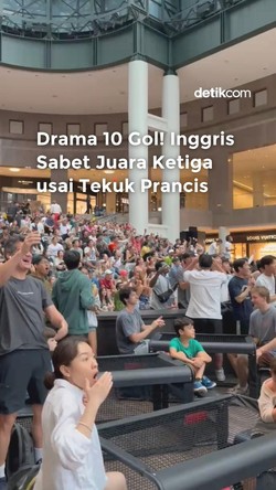 Video: Kata Mereka soal Drama 10 Gol Inggris Vs Prancis