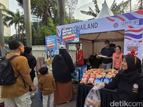 International Halal Market di CFD HI, Warga Cicipi Makanan Thailand-Malaysia