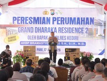 Kapolres Kediri Resmikan Perumahan Subsidi, 31 Unit Sudah Terjual