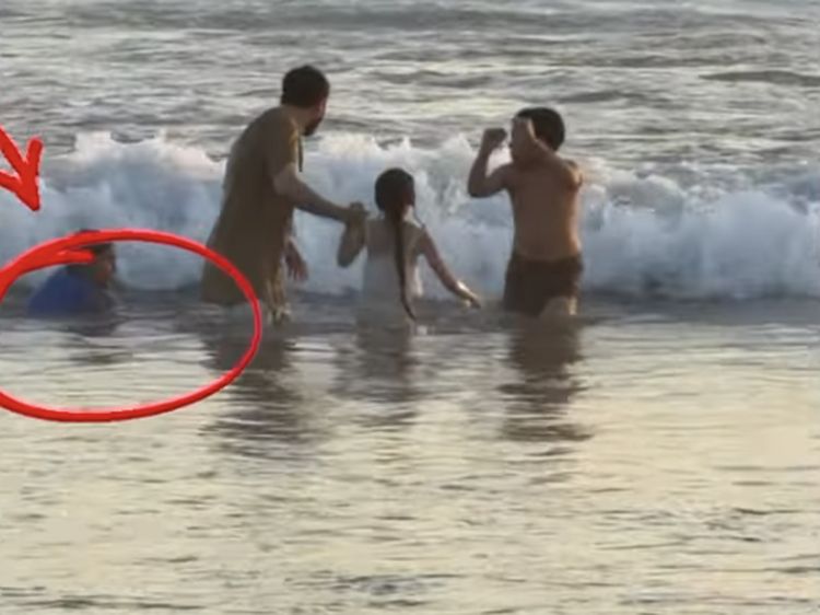 Detik-detik Anak Meisya Siregar Terseret Ombak di Bali