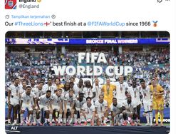 Inggris vs Prancis Hujan Gol, Netizen: Pertandingan Gila