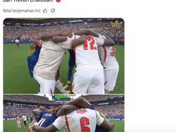 Inggris vs Prancis Hujan Gol, Netizen: Pertandingan Gila