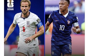 Terima kasih, Inggris dan Prancis atas pertandingan yang sangat menghibur. Foto: X.com