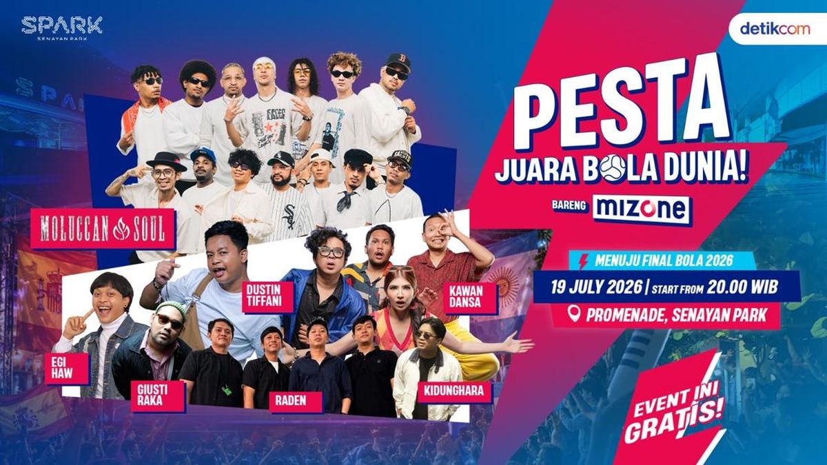 tenda77slot Malam Ini, Yuk Ramaikan Pesta Juara Bola Dunia Mizone di Senayan Park!