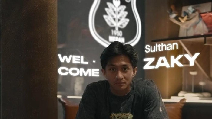 PSMS Medan mengumumkan rekrutan baru, Sulthan Zaky.