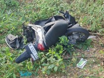Pemotor Terlempar 10 Meter Usai Tertabrak KA Sri Tanjung di Beji Pasuruan