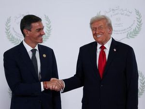Kerap Bersitegang, PM Spanyol dan Trump Bakal Satu Tribun di Final Pildun