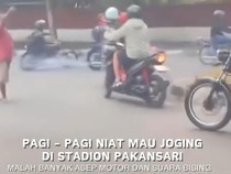 Viral Stadion Pakansari Penuh Asap dan Bising Knalpot, Ini Penyebabnya