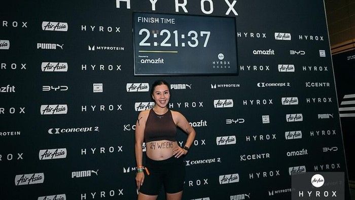 Kisah Lala Nabila, bumil ikut Hyrox hingga dapat rekor MURI