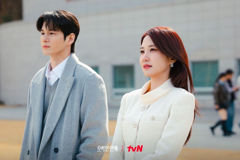 Ong Seung Woo dan Park Eun Bin di drama Korea Spooky in Love.
