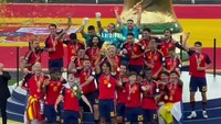 Kebahagiaan Timnas Sepak Bola Spanyol menjadi juara Piala Dunia 2026. Foto: Instagram @ganindrabimo