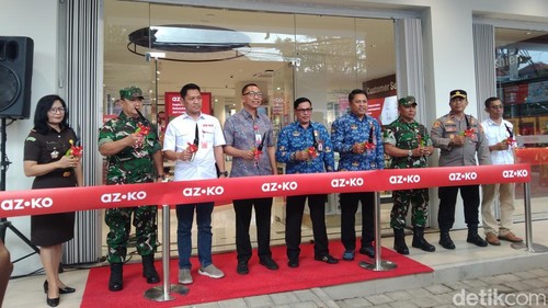 Grand Opening toko AZKO Tabanan pada Senin (20/7/2026). Foto: Krisna Pradipta/detikBali