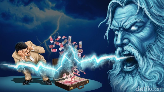 Ilustrasi ASN judi online.