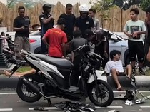 Kelakuan RX King Lawan Arah di Pakansari Bikin 3 Korban Bergelimpangan