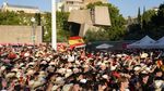 La Furia Roja Juara, Ribuan Fans Rayakan Kemenangan di Landmark Spanyol