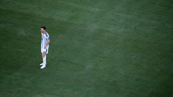 Soccer Football - FIFA World Cup 2026 - Final - Spain v Argentina - New York/New Jersey Stadium, East Rutherford, New Jersey, U.S. - July 19, 2026 Argentinas Lionel Messi REUTERS/Brian Snyder