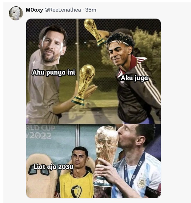 Meme Yamal Messi
