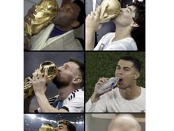 Meme Yamal Mandikan Messi Usai Juara Piala Dunia, Ronaldo Meringis