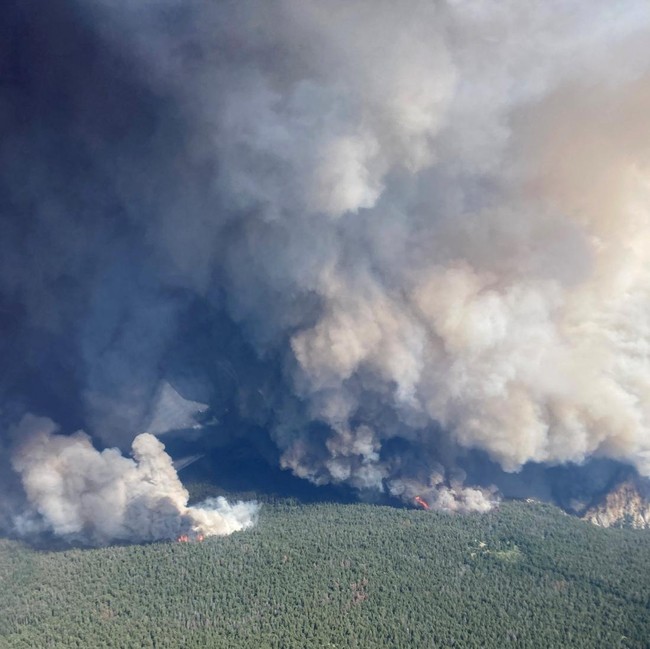 Penampakan Kebakaran Hutan Kanada yang Picu Kabut Asap di AS