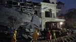 Penampakan Rumah Rusak Usai Ledakan di Grand Polonia Medan