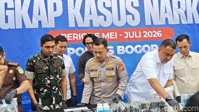 Pengungkapan kasus narkoba di Bogor