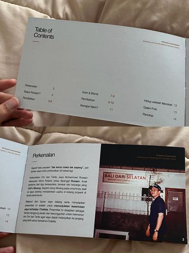 proposal pernikahan Viral aksi pria berikan proposal pernikahan lengkap dengan portofolio karier hingga linimasa masa depan saat meminta restu kepada orang tua pacar.