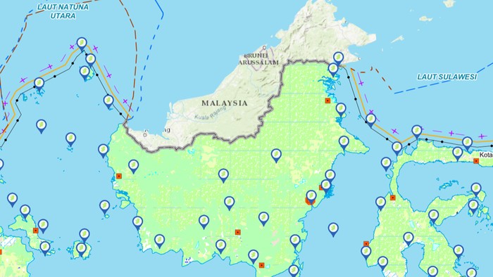 Pulau-pulau di Kalimantan. (Laman Sistem Informasi Pulau)