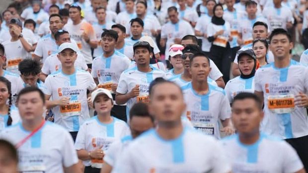Riau Bhayangkara Run 2026 sukses digelar dan menjadi magnet sport tourism yang mendongkrak perekonomian lokal Riau Bhayangkara Run 2026 sukses digelar dan menjadi magnet sport tourism yang mendongkrak perekonomian lokal, Minggu (19/7/2026).