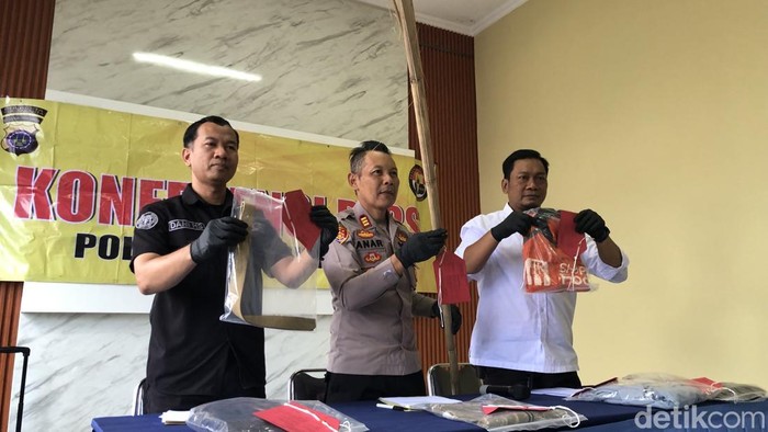 Rilis kasus pengeroyokan brutal di Keparakan, Jogja, Senin (20/7/2026).