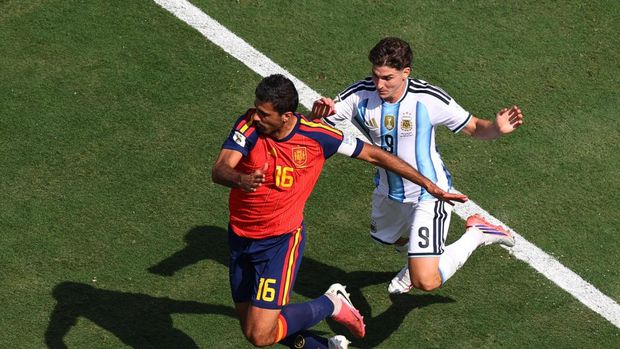 Hasil Spanyol Vs Argentina: Torres Menangkan La Furia Roja