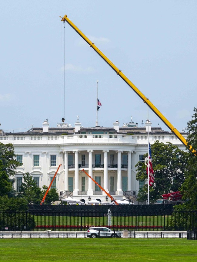 Potret Terbaru Proyek Ballroom Mewah Trump di Gedung Putih Senilai Rp 8,9 T