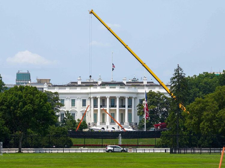 Potret Terbaru Proyek Ballroom Mewah Trump di Gedung Putih Senilai Rp 8,9 T