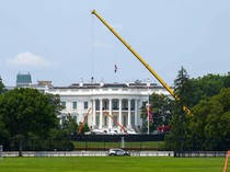 Potret Terbaru Proyek Ballroom Mewah Trump di Gedung Putih Senilai Rp 8,9 T