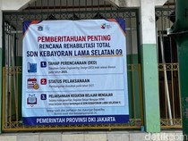 4 Kelas SDN di Kebayoran Lama Roboh, Siswa Terpaksa Numpang di Sekolah Lain