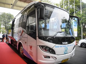 Bus Hidrogen-Diesel Mulai Diuji Coba, Emisi Diklaim Turun hingga 60%