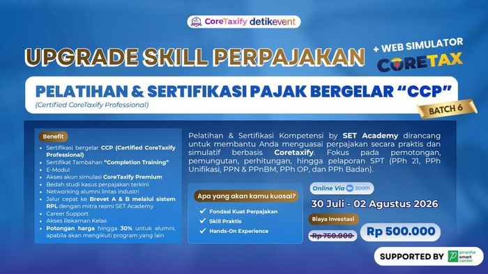 detikevent pelatihan perpajakan coretax