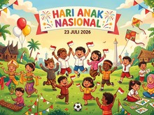Hari Anak Nasional 2026: Tema, Logo, Makna, Sejarah, dan Link Download Resmi