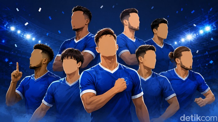 Ilustrasi pemain baru Persib.