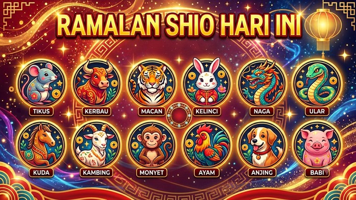 Ilustrasi ramalan shio hari ini.
